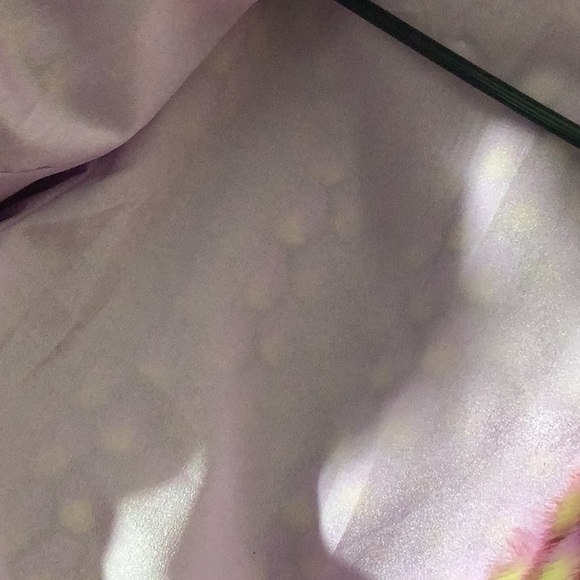 New without Tag - Sz S / M - Pink yellow purple dotted Cropped faux Fur Jacket - Picture 4 of 7